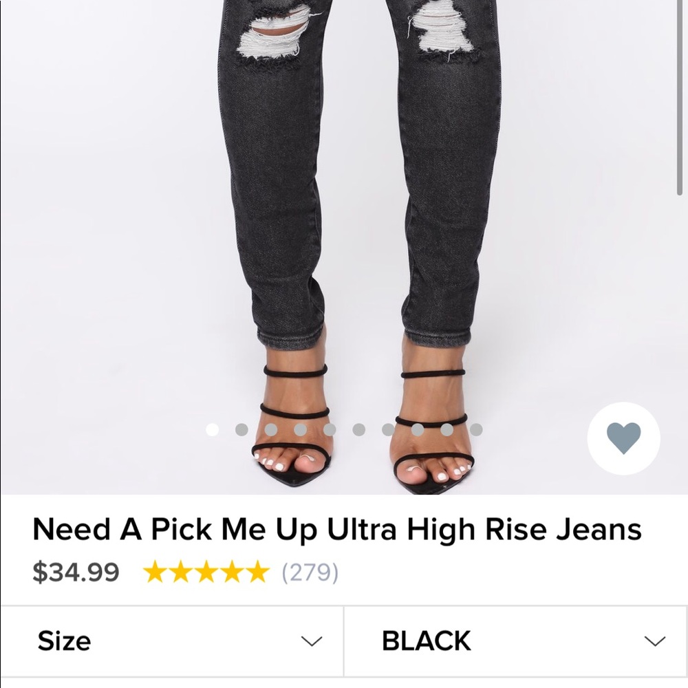Fashion nova high rise jeans
